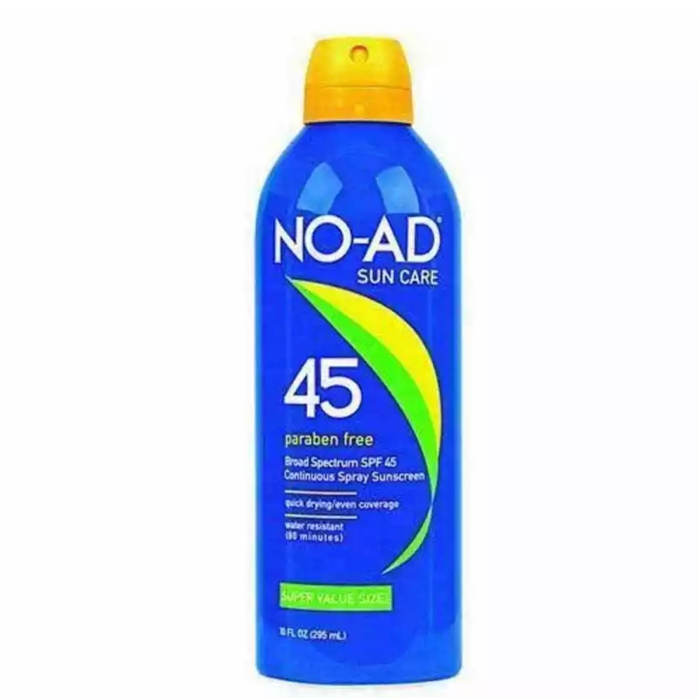 No-Ad Sun Care Spray Sunscreen SPF 45 8.7 oz